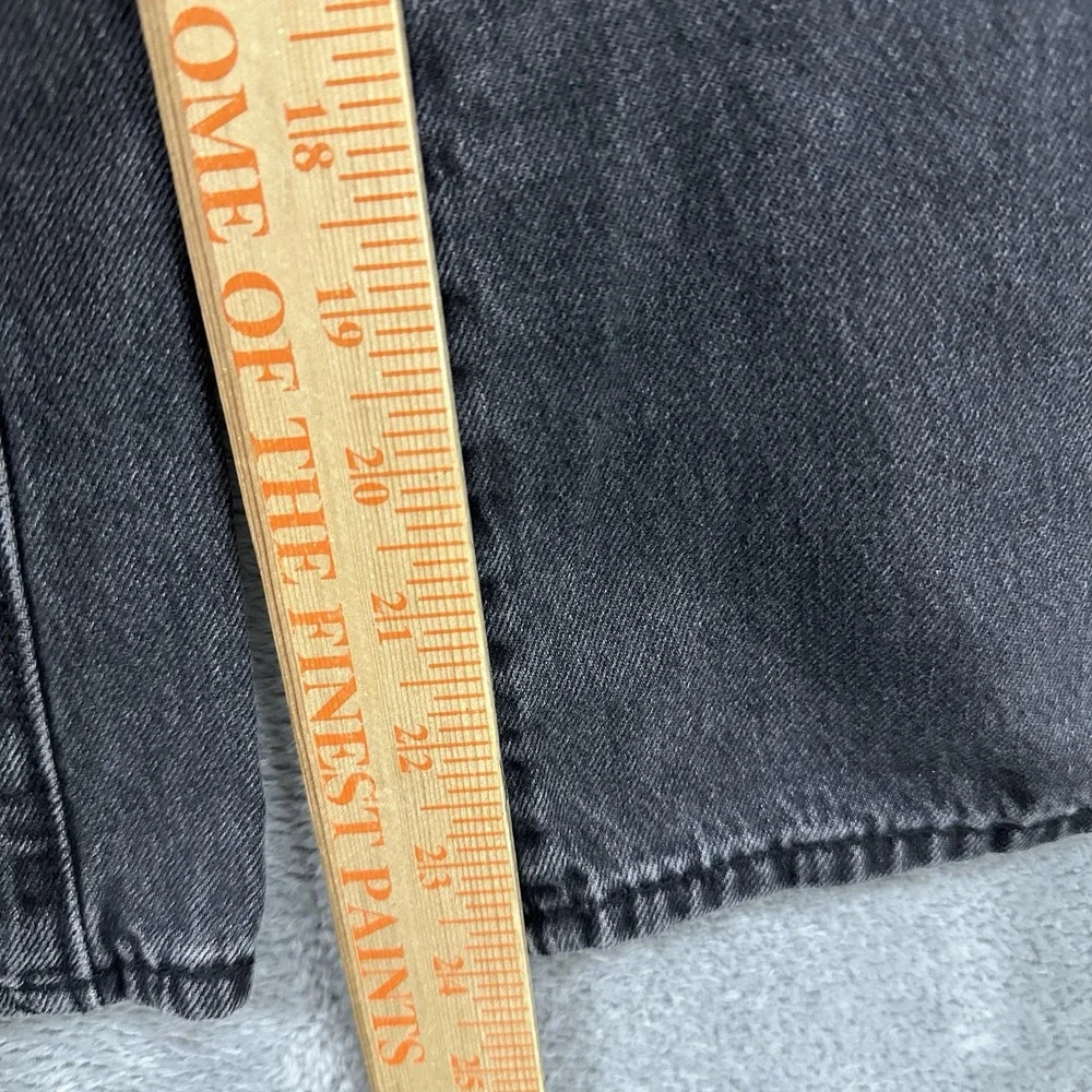Old Navy Wide Leg Jeans Girls Kids 10 Black Super Baggy High Rise School Pockets